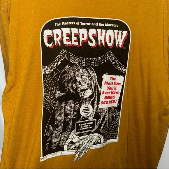 Creepshow Movie Retro Horror Double Sided T-Shirt Men’s Size XL Light Brown - Picture 4 of 4